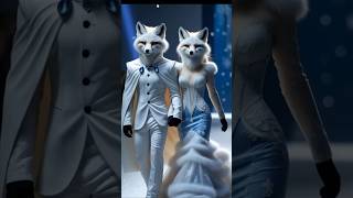 Animals couple fashion show runway #runwayshow #animals #animalfashion #trendingshorts