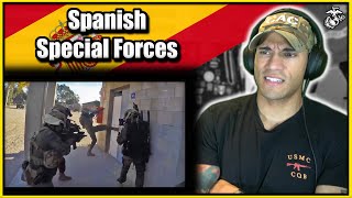 US Marine reacts to Spanish Special Forces