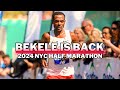 Kenenisa Bekele Headlines 2024 United Airlines NYC Half Pro Race