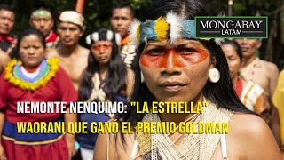 Nemonte Nenquimo: «la estrella» waorani que ganó el premio Goldman