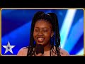 A GOLDEN BUZZER vocal performance from Sarah Ikumu! | Unforgettable Audition | Britain's Got Talent