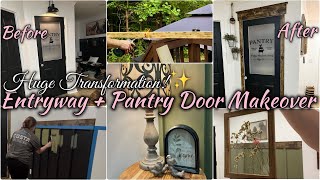 ✨A MUST SEE TRANSFORMATION OF OUR ENTRYWAY + PANTRY AREA!! | DIY Home Updates | Decorate With Me