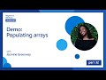 Demo: Populating arrays [32 of 51] | JavaScript for Beginners