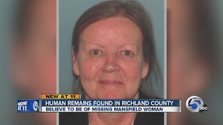 Humans remains, presumed to be that of a missing Mansfield woman, found in Richland County