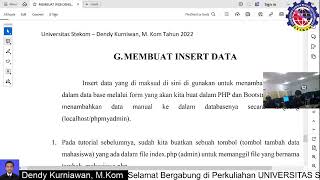 Membuat Insert Data