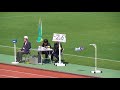 2018京都府国体一次予選会　成年女子100m決勝