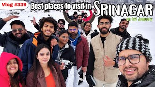 Srinagar Kashmir | Srinagar Tourist places to visit | Dal Lake जम हो गई | 1st Jan'2025 | -7 Degree