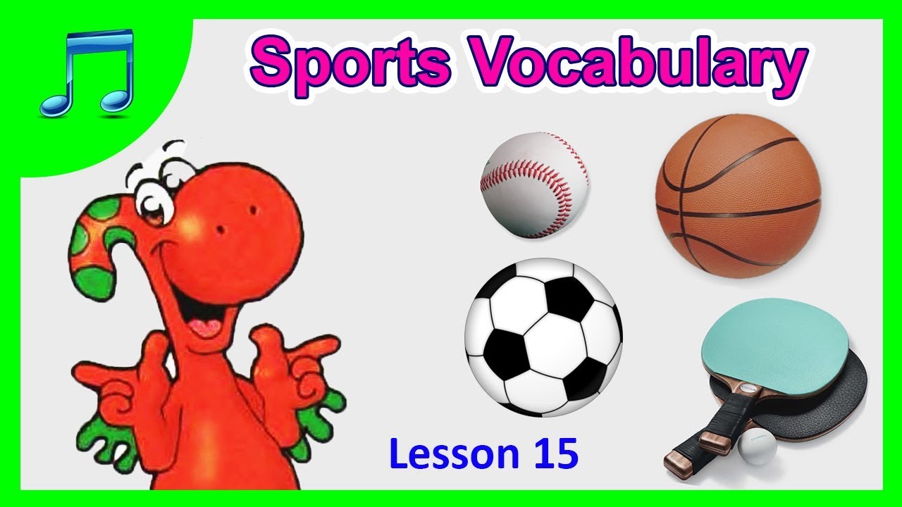 Learn Sports Vocabulary Sing-along | LEARN ENGLISH WITH SONGS ESL FOR ...