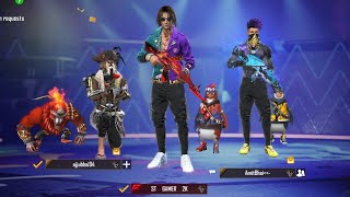 Free Fire Live | St gamer live playing with ajjubhai and amit bhai | #ajjubhai94 #amitbhai #giveway