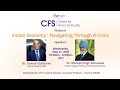 Webinar: Indian Economy: Navigating Through A Crisis