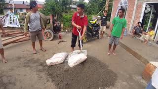 Giat Bangun masjid Baiturrahman desa langgea kec Ranomeeto minggu 13062021