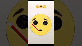 Thermometer emoji🤒🤒 #shortvideo #drawing #viralshort