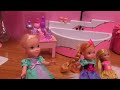 sleepover at chelsea elsa u0026 anna toddlers barbie surprise toys bedtime routine