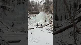 TIFFANY FALLS HAMILTON #canadalife #winterwonderland #tiffanyfalls#frozen #canadalife #winter#frozen