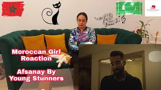 AFSANAY - Young Stunners | Talhah Yunus | Talha Anjum | Moroccan Girl Reaction