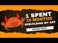 I spent 18 months rebuilding my algorithmic trading platform in Rust. I’m filled with regret