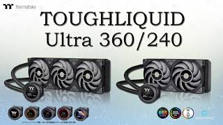 TOUGHLIQUID Ultra 水冷一体型CPUクーラー│2.1インチLCDモニターを搭載│解像度480×480│LGA1700対応【Thermaltake】