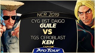 CYG BST Daigo (Guile) vs TGS Ceroblast (Ken) - NCR 2019 - Day 1 Pools - CPT 2019