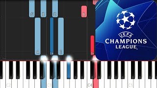 Uefa Champions League Theme Easy Piano Tutorial