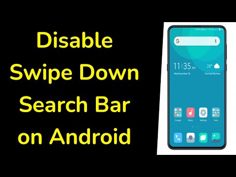 Cómo deshabilitar la función de deslizar hacia abajo la barra de búsqueda en un teléfono Android