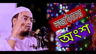 লজ্জা ইমানের অংশ ৷৷ হযরত মাওঃ হাফিজুর রহমান সিদ্দীকি দঃবঃ