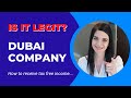 Is it legal and legit to have a Dubai TAX FREE company?