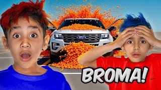 LLENAMOS LA CAMIONETA CON MAS DE 100MIL CHETOS! BROMA a BRENDA SALE MAL?