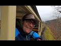 Riding the Vale of Rheidol narrow gauge steam railway in the open coach!