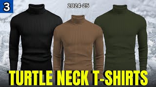 TOP -3🔥 Best High Neck/Turtle Neck T-shirts for (Winter) Men / High Neck T-shirt for Men