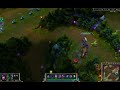 thresh syndra wall jump lantern gank with kha fizz