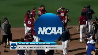 Eastern Connecticut Baseball Clinches 2022 NCAA Division III National Championship