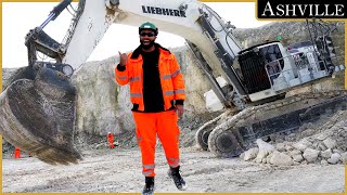 They Really Let me Loose on this £1.5m Excavator BEAST in a Quarry!