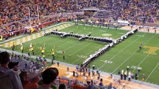 Tennessee vs Lsu running through the T