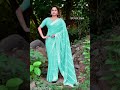 tready soft chiffon pattern stripe pattern leheriya saree