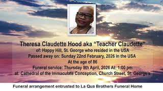 MTV OBITUARIES FOR TUESDAY 7TH APRIL 2026