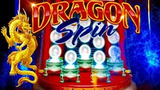 ★MAX BET★ DRAGON SPIN SLOT MACHINE BONUS★BIG WIN LINE HITS ★CASINO GAMBLING! FOUR WINDS CASINO!