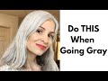 3 Gray Hair Transition Tips To Help Make Your Transition Easier #grayhairjourney