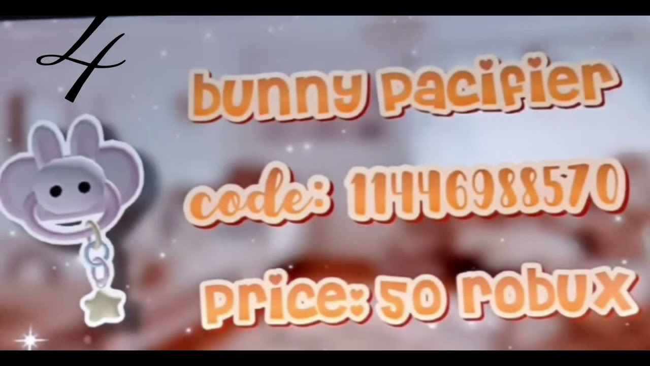 Berry Avenue Pacifiers Codes - YouTube