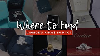 Best Shops for Diamond Engagement Rings in New York City