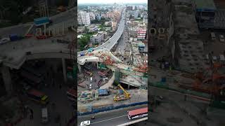 গাজীপুর চৌরাস্তা ফ্লাইওভার || Gazipur Chowrasta 2nd Flyover update || Brt line 3