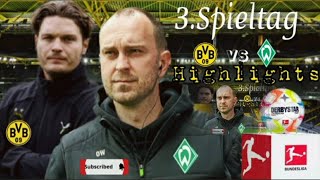 SV Werder Bremen vs Borussia Dortmund Highlights 3.Spieltag Bundesliga Saison 2022-2023