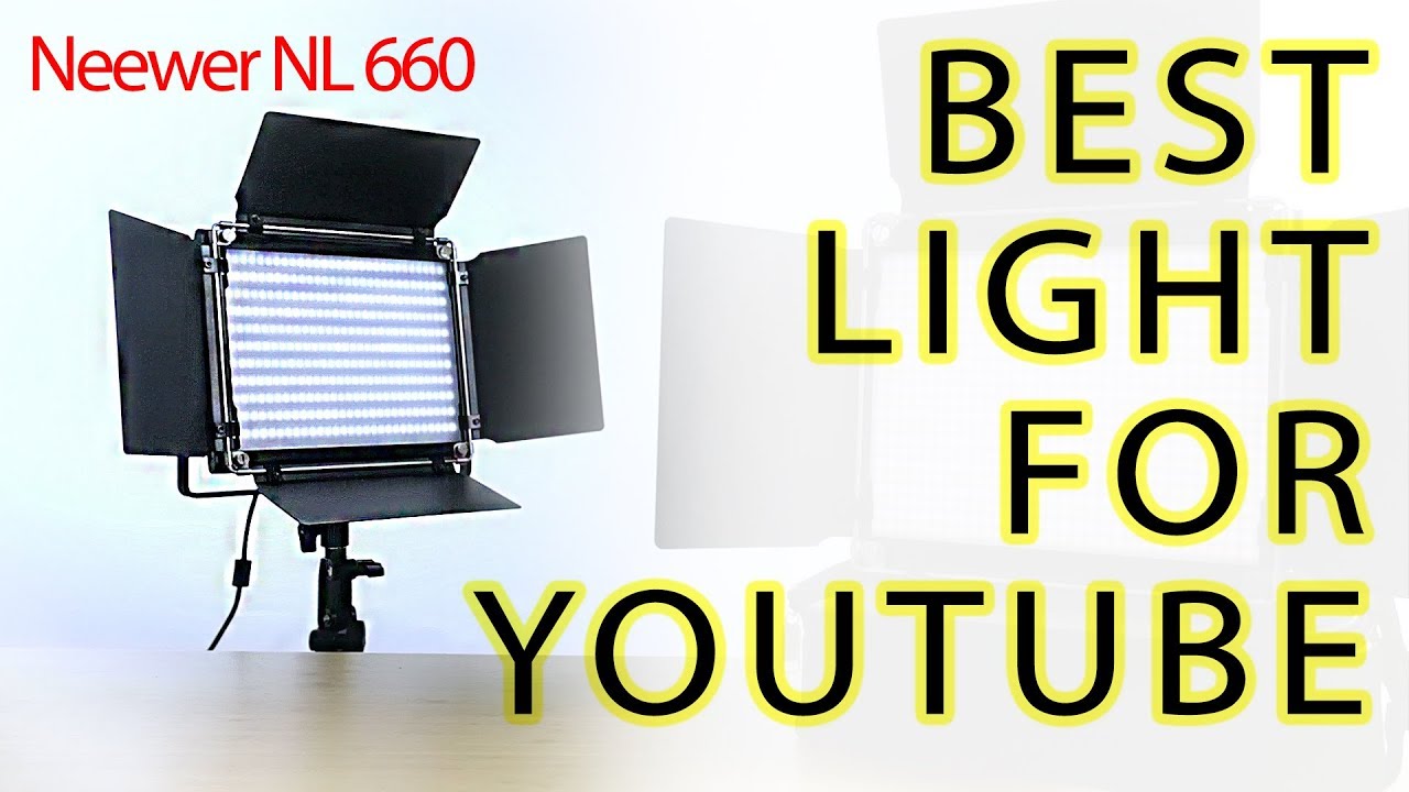 Neewer NL LED 660 Video Panels Unboxing And Review - YouTube