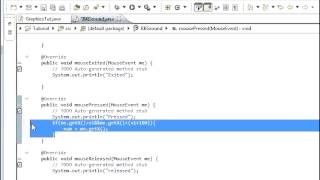 Java Animation 6 MouseListener
