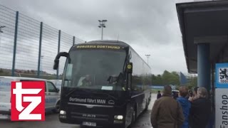 FC Bayern vs. Borussia Dortmund: BVB-Bus fährt vom 1860-Trainingsgelände