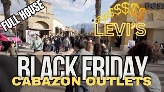BLACK FRIDAY at CABAZON OUTLETS vlogmas 2023! It was PACKED!!