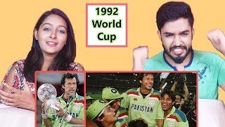 INDIANS react to Pakistan 1992 World Cup Winning Moments