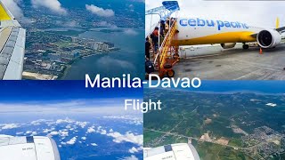 Manila to Davao Flight (Cebu Pacific)