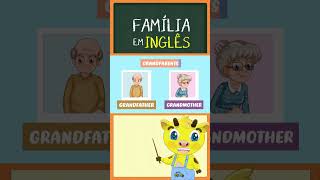 MEMBROS DA FAMÍLIA EM INGLÊS | INGLÊS INFANTIL  #amigomumu #inglêsinfantil #inglesparacriancas