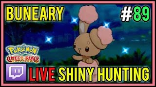 Live Shiny Buneary at 486 DexNav Encounters | Live Shiny Pokemon #89 | Pokemon ORAS