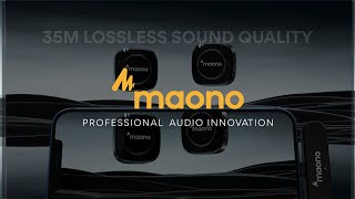 MAONO WM820 Dual-PersonWireless System with Lightning Connector